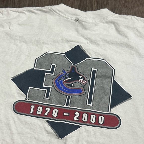 Vintage MBNA Canucks Anniversary Shirt - Picture 6 of 6